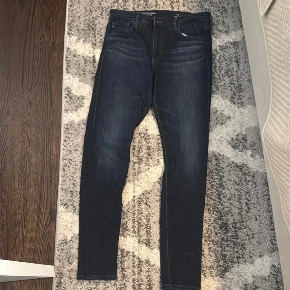 Ag Adriano Goldschmied Blue Skinny Jeans with Stretch - Picture 1 of 5